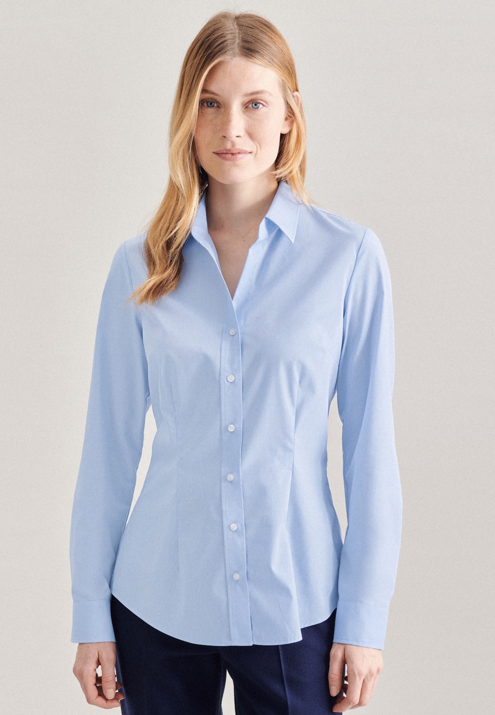 Damen Klassische Bluse - Uni