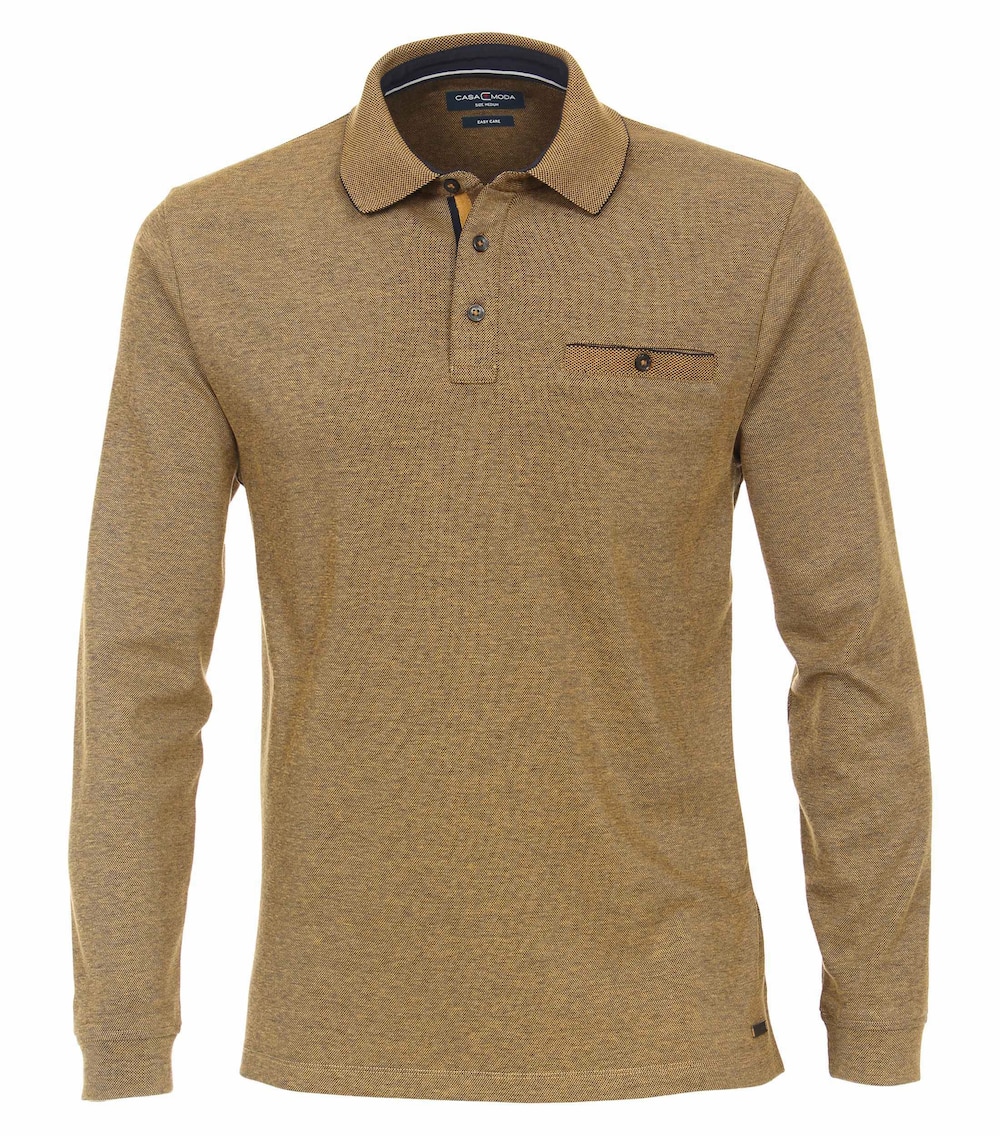 CASAMODA Polo-Shirt Langarm gestreift