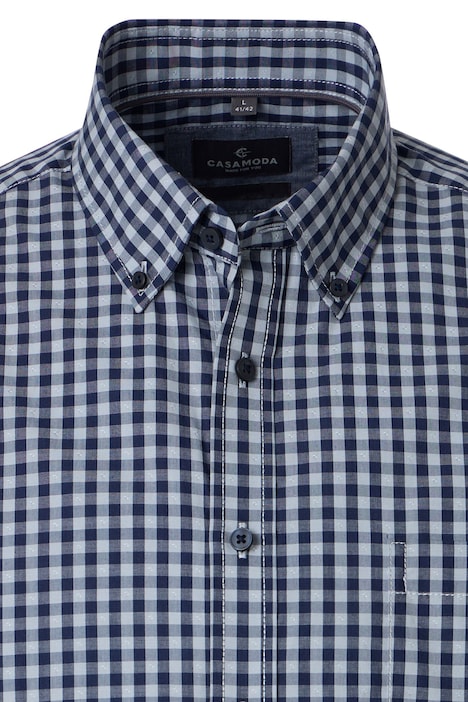 Freizeithemd Langarm kariert Casual Fit