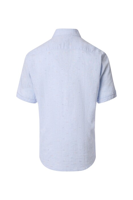 Leinenhemd Kurzarm gestreift Casual Fit