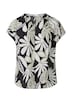 Strukturierte Bluse mit Raff-Details
