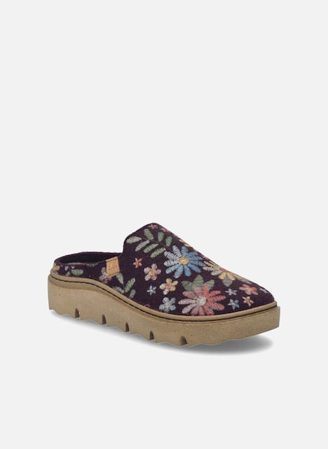 Damen Hausschuh Carmaux 01, purple-multi