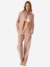 Schiesser Damen Pyjama Selected Premium terracotta