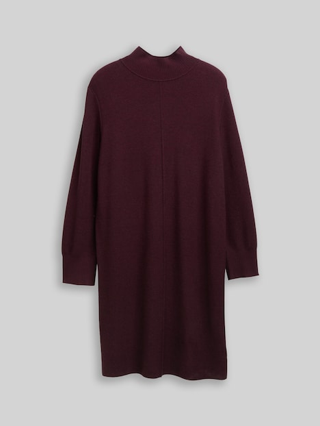 Strickkleid mit Stehkragen