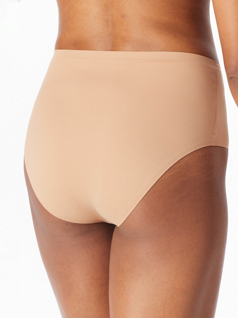 Schiesser Damen Maxislip 2-Pack Invisible Soft - maple