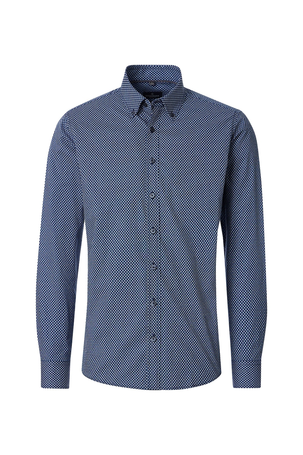 Freizeithemd Langarm Print Comfort Fit