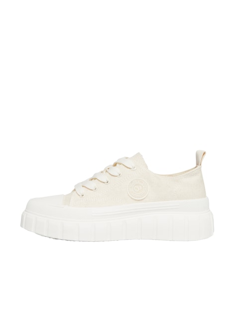 Textil-Sneaker mit Plateau-Sohle