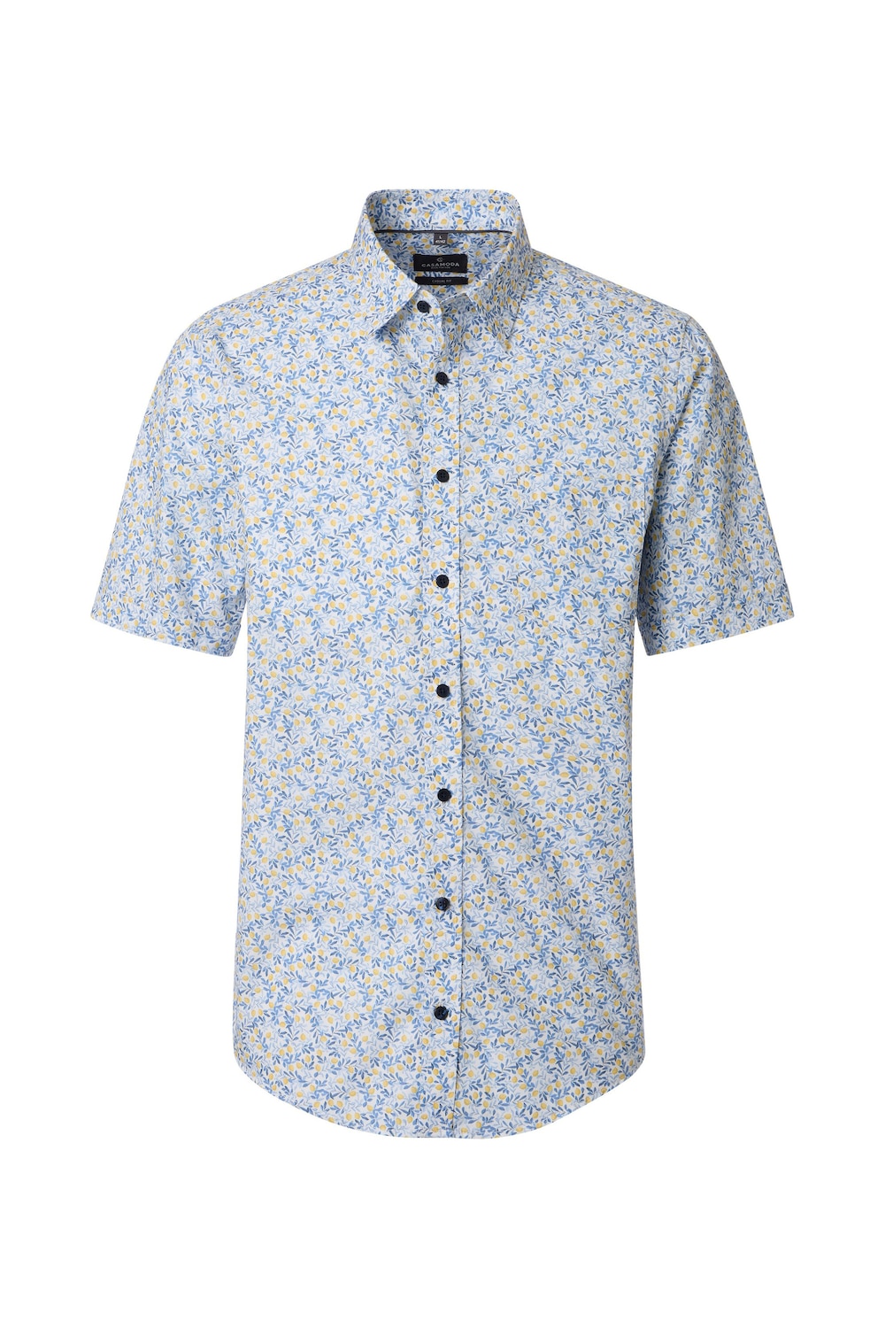 Freizeithemd Kurzarm Print Comfort Fit
