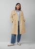 Trenchcoat mit Streifen-Futter