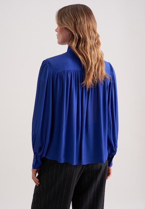 Damen Ausgestellte Bluse - Uni