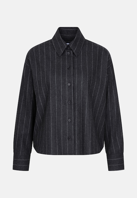 Damen Oversizebluse - Flanell