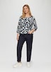 Shirt mit All-over-Print aus Viskosestretch