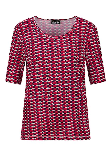 GOLDNER Shirt Jersey shirt met grafische print