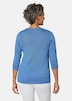 GOLDNER Pullover met ronde hals Zomerse, tricot pullover met ajourpatroon