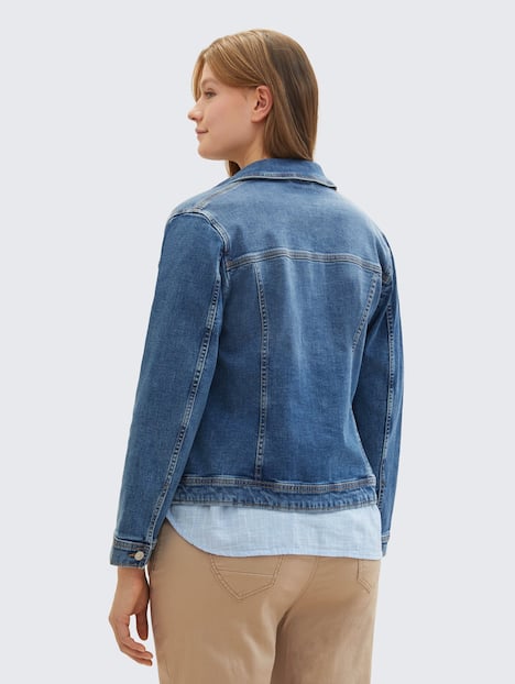 Jeansjacke mit Bio-Baumwolle