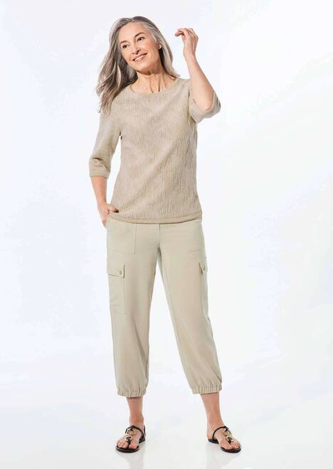 Strickpullover mit U-Boot-Ausschnitt