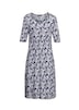 Elastisches Jerseykleid mit modischem Druck