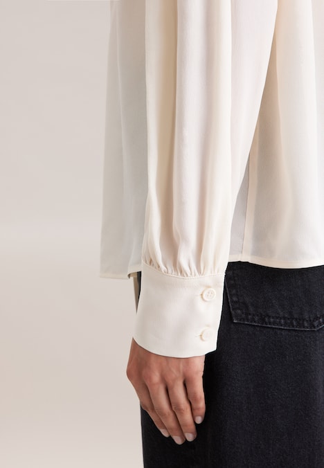 Damen Ausgestellte Bluse - Uni