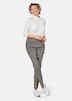 GOLDNER Broek Elastische broek met tijdloze pied-de-poule