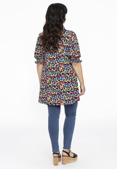 Jeans mit einem elastischen Bund