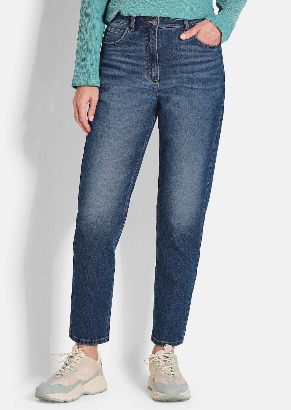 Mom Jeans SARA aus Baumwoll-Stretch