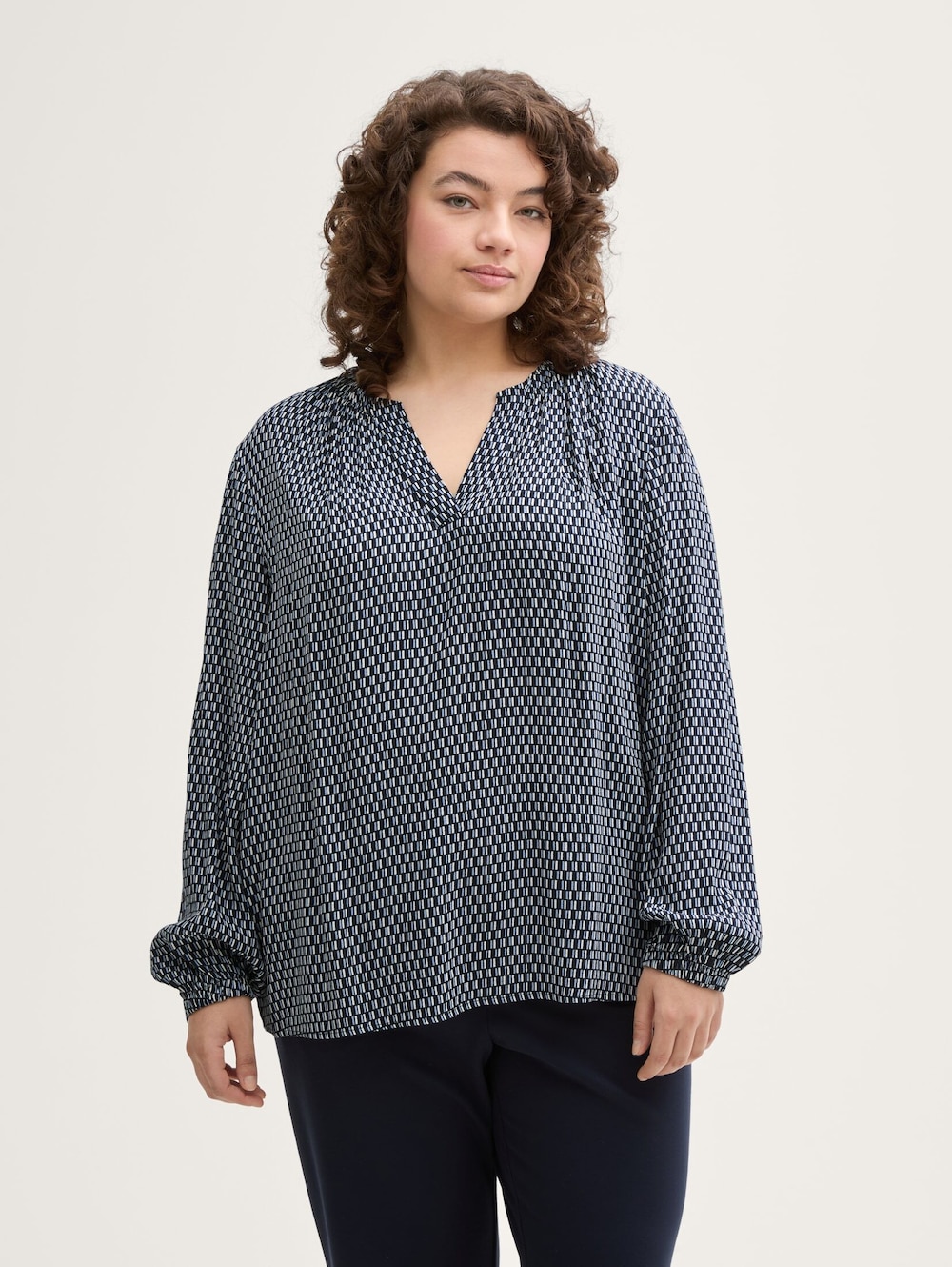 Bluse mit Muster