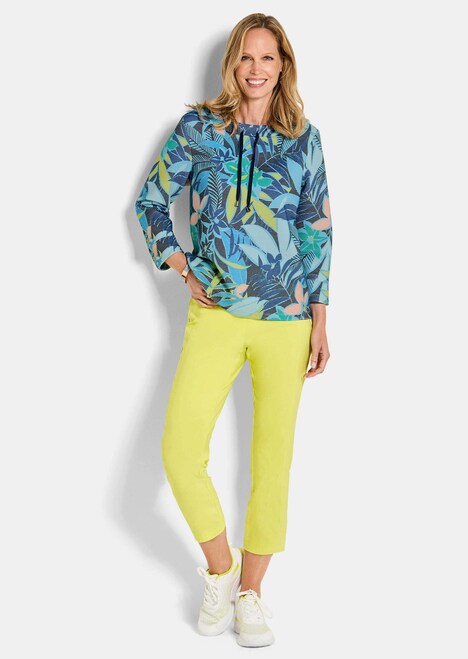 Trui met print en jungle-design