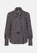 Damen Ausgestellte Bluse - Druck