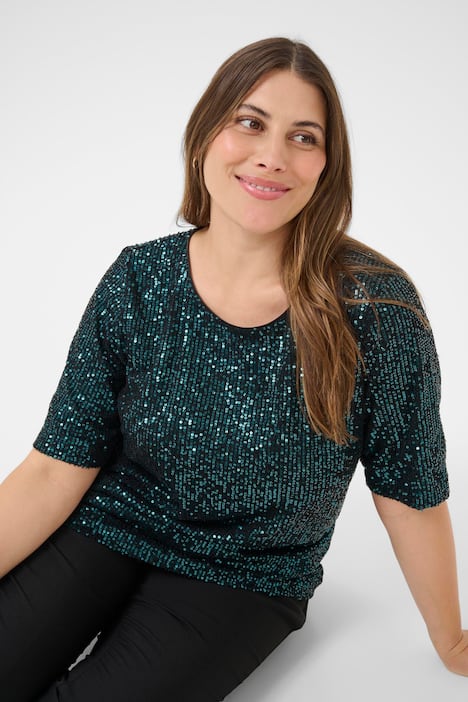 Kurzarm-Bluse Regular fit