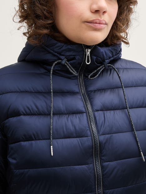Tom Tailor Women PLUS Jacken Plus Size - Lightweight Steppjacke mit wasserabweisender Funktion