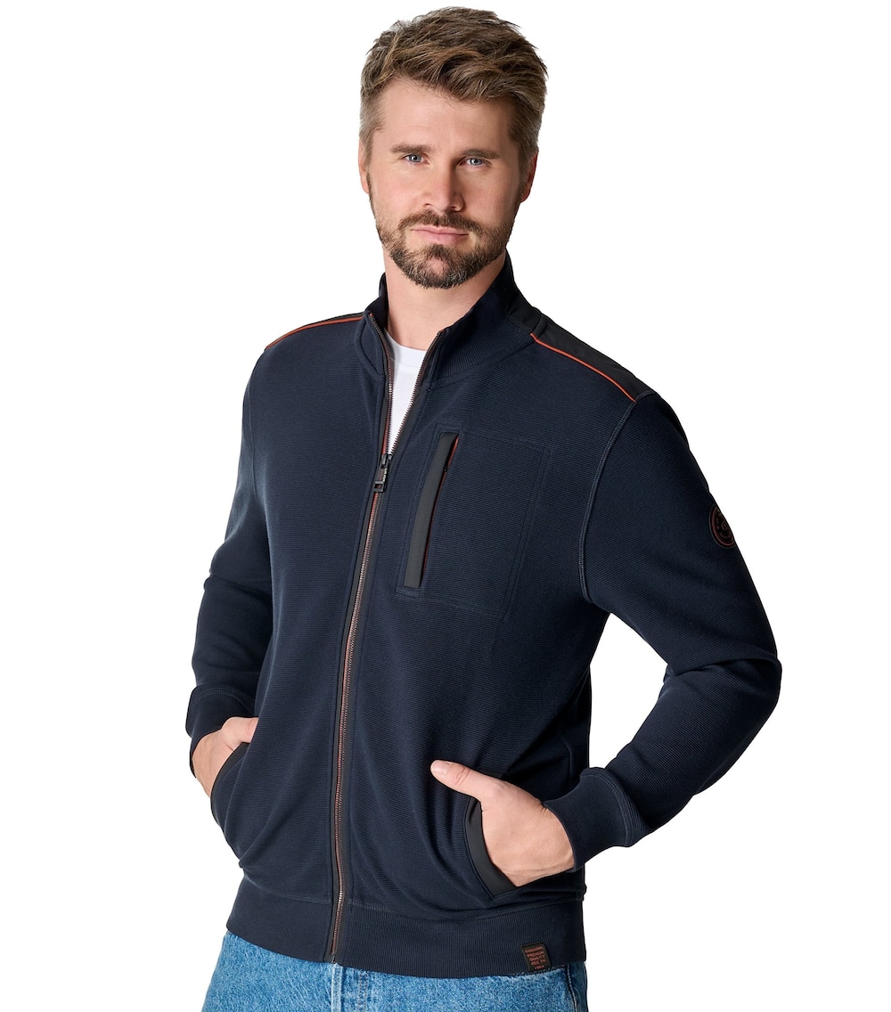 Sweatjacke uni