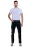 Herren 5-Pocket-Hose regular , Saphirblau