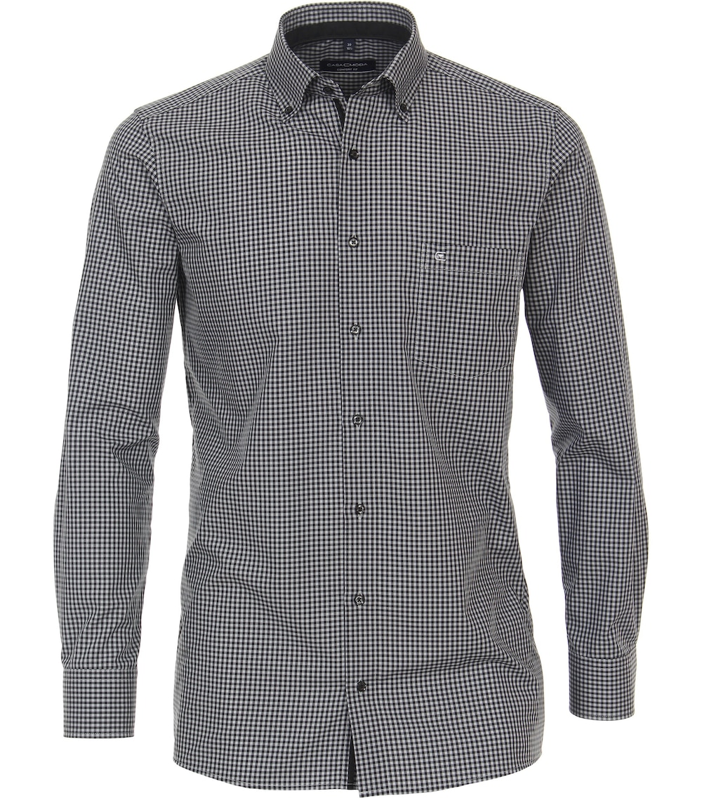 Businesshemd kariert Comfort Fit