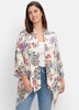 Longbluse 3/4-Arm Blumen