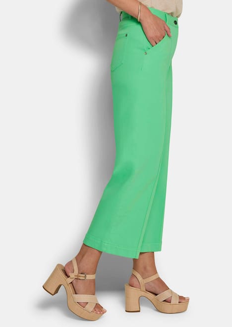 Jerseyhose mit Biesen