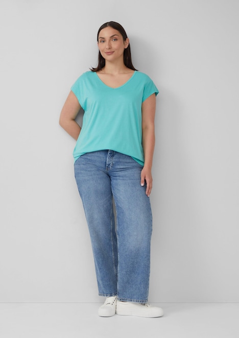 Ärmelloses Relaxed-Fit-Shirt mit Cut-out und Schleife