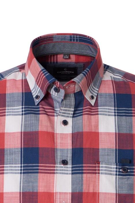 Freizeithemd Kurzarm kariert Casual Fit