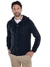 engbers Herren Sweatjacke mit Kapuze , Saphirblau