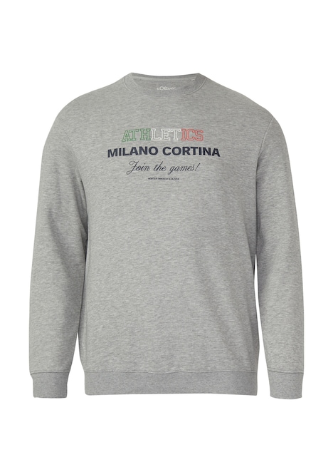 Weiches Sweatshirt mit Artwork im Relaxed Fit | Wintersport-Kollektion