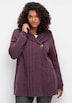Cardigan Langarm Uni Mit Kapuze