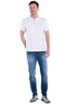 engbers Herren Henley-Shirt uni , Reinweiss