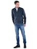 engbers Herren Sweatjacke mit Zipper , Saphirblau