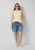 geripptes Tanktop mit Print