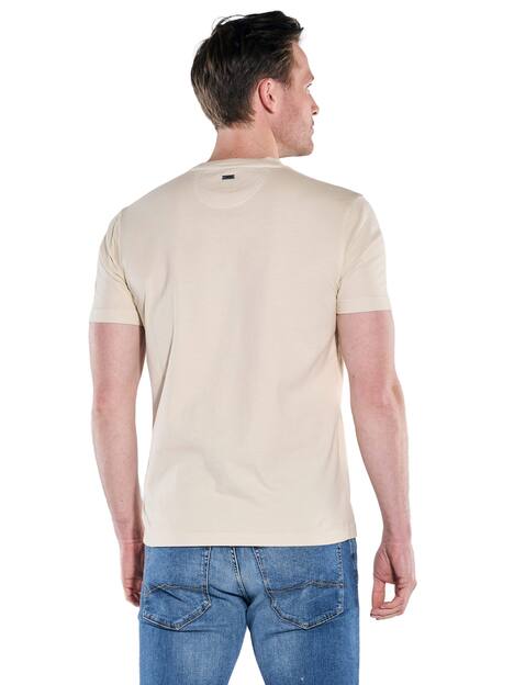 engbers Herren Rundhals T-Shirt , Beige
