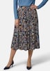 Geplooide rok met paisley-print