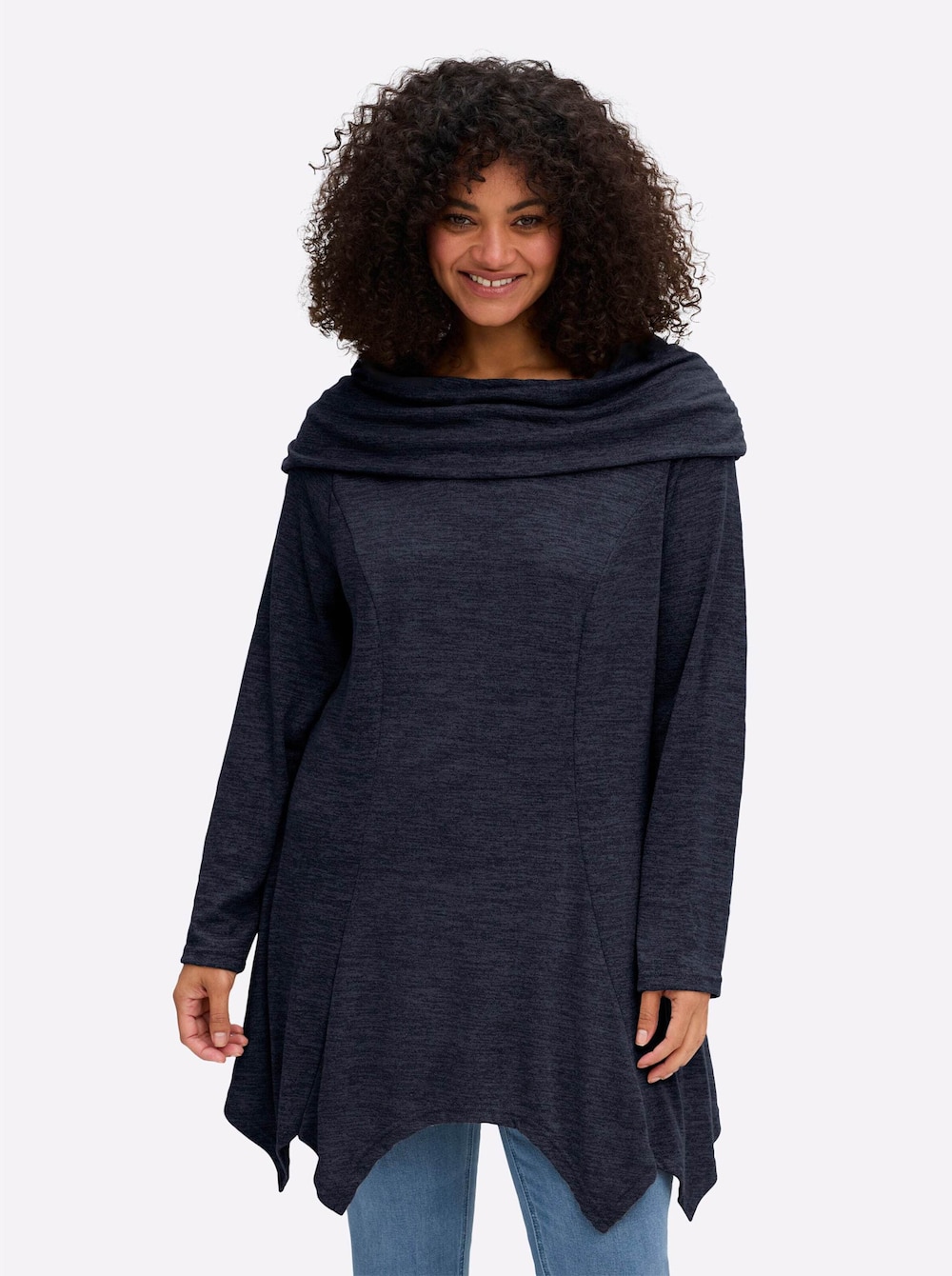 Sweatshirt Langarm Rollkragen