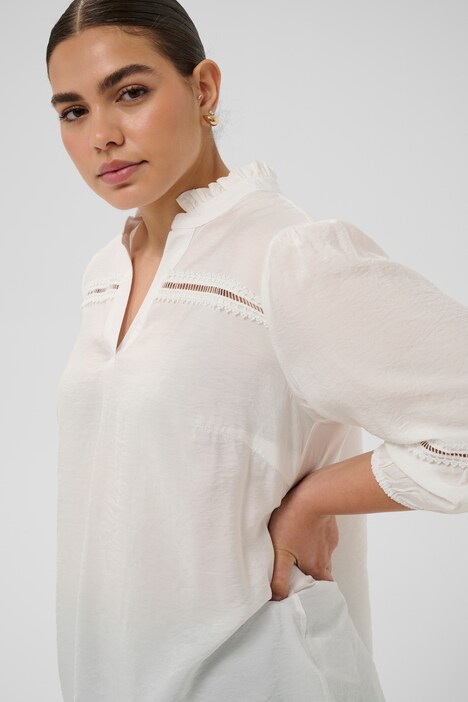 Langarm-Bluse Regular fit