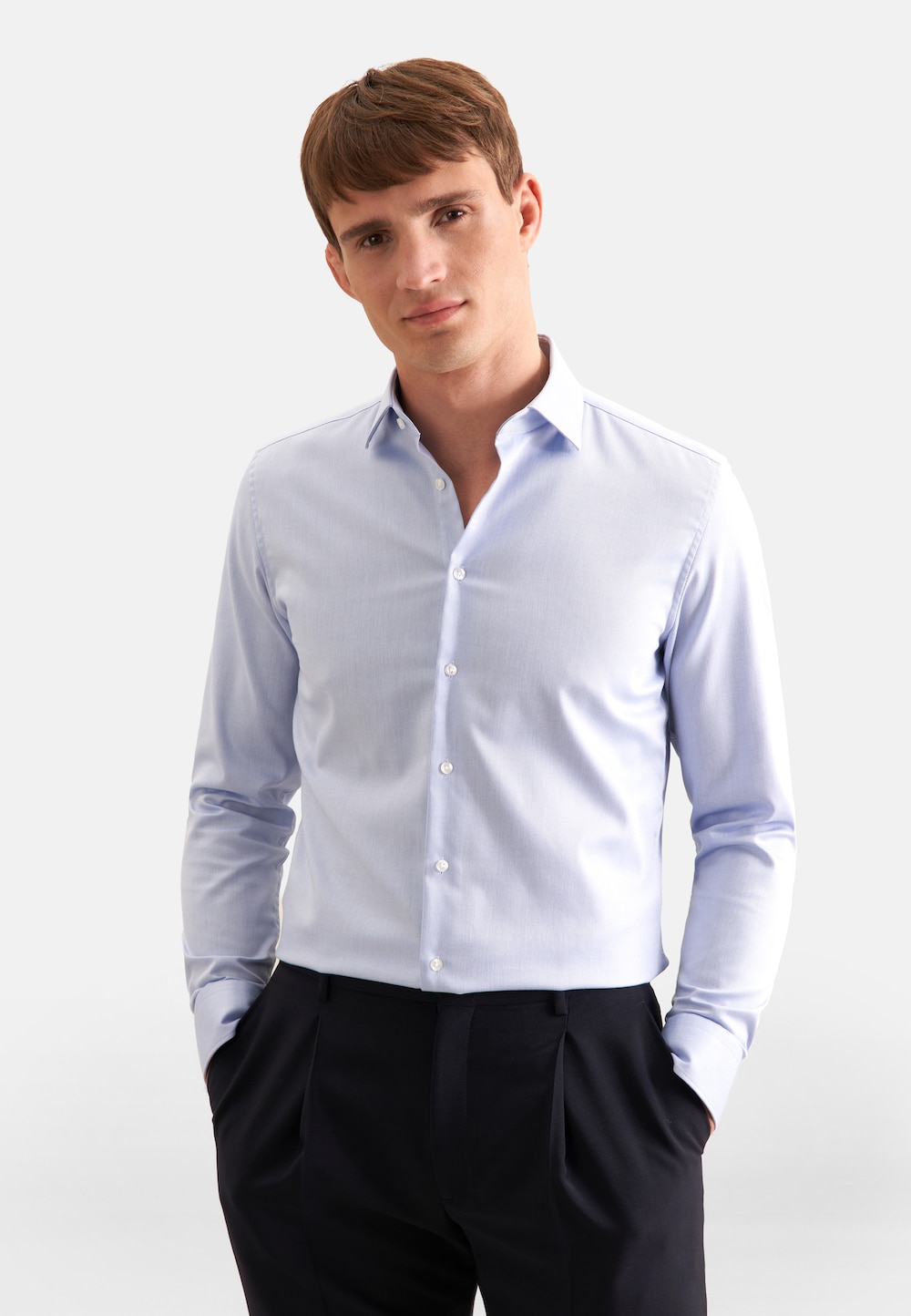 Herren Business Hemd - Uni