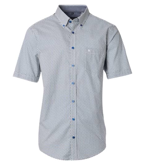 Freizeithemd Kurzarm Print Casual Fit