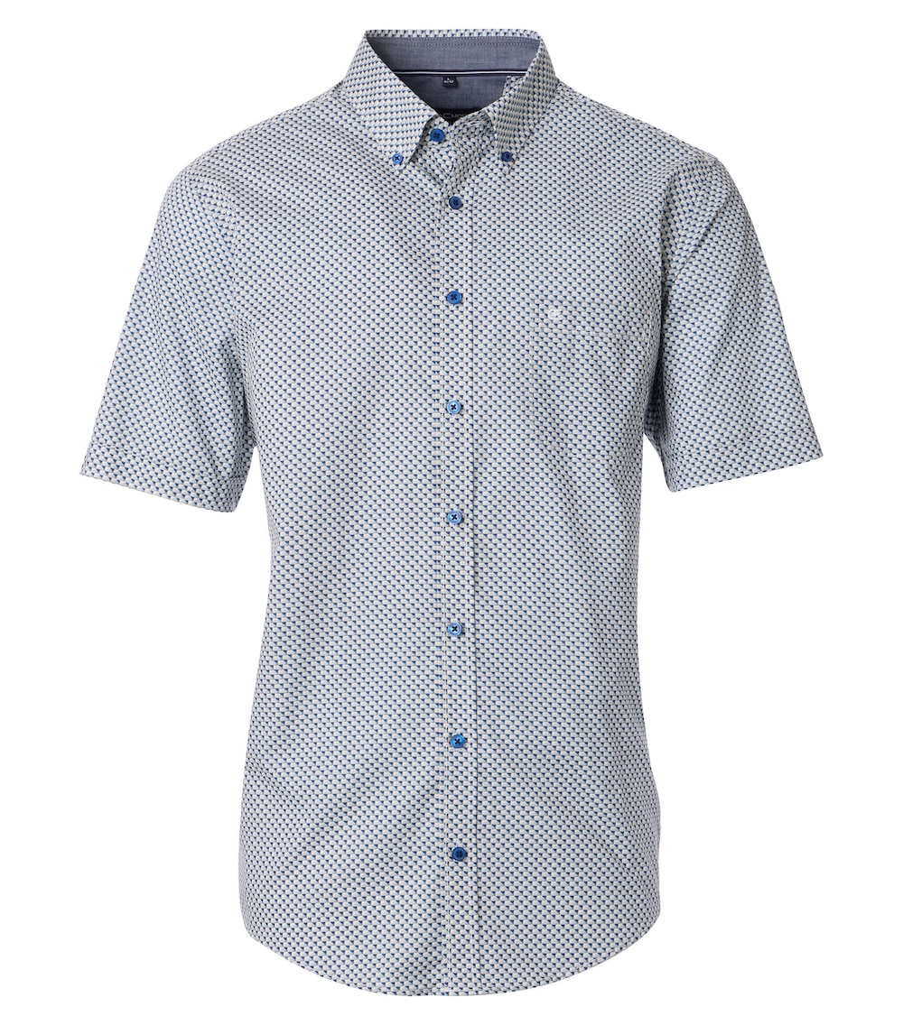 Freizeithemd Kurzarm Print Casual Fit
